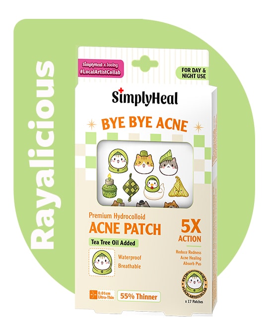 SimplyHeal Rayalicious Day & Night Premium Hydrocolloid Acne Patch 17s