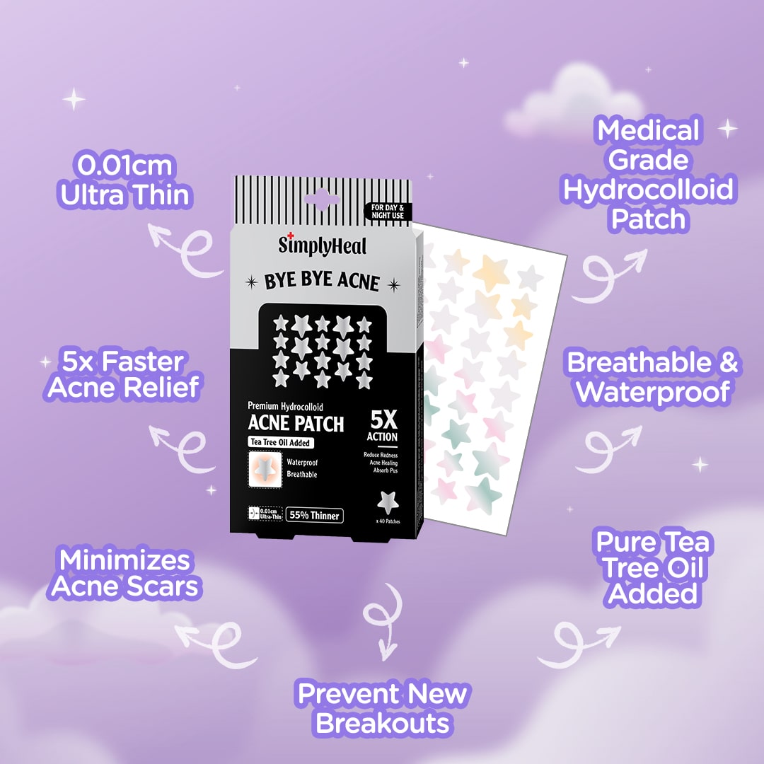 SimplyHeal Star Gazing Day & Night Premium Hydrocolloid Acne