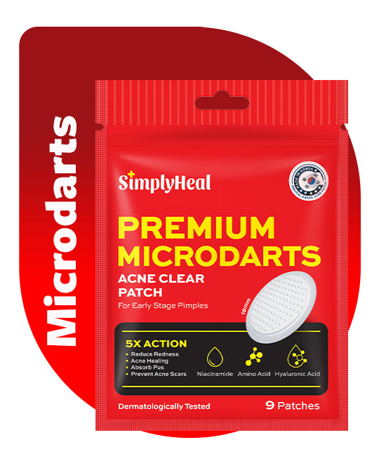 SimplyHeal Premium Microdarts Acne Clear Patch 9s