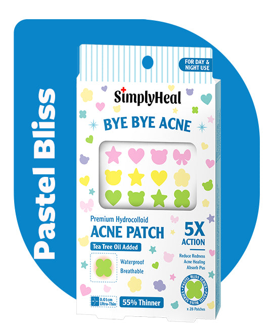 SimplyHeal Pastel Bliss Day & Night Premium Hydrocolloid Acne Patch 28s