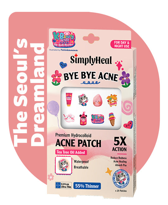 SimplyHeal The Seoul's Dreamland Day & Night Premium Hydrocolloid Acne Patch 20s